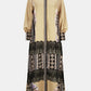 Blooming Eid Lace Dress - Marigold
