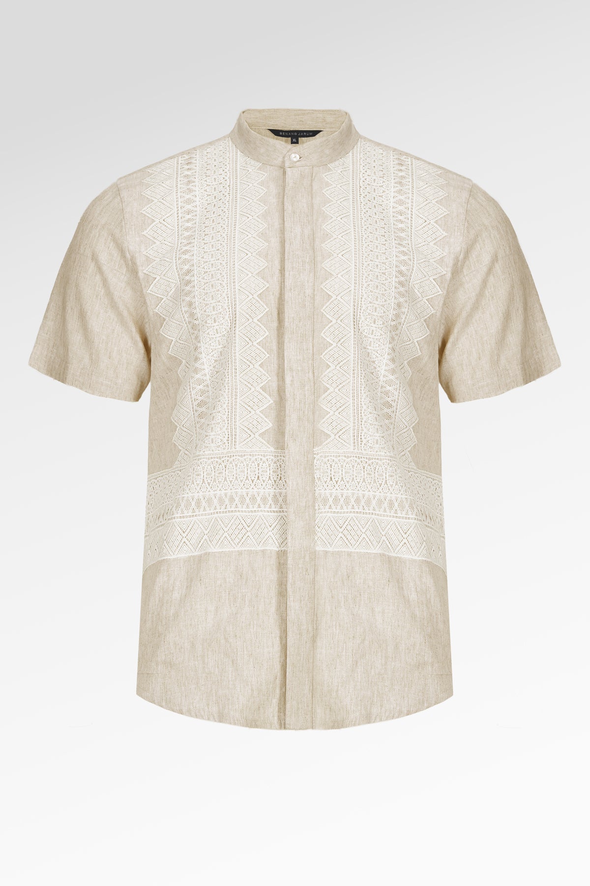 Blooming Eid Linen Men Shirt - Daisy