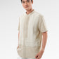 Blooming Eid Linen Men Shirt - Daisy