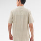 Blooming Eid Linen Men Shirt - Daisy