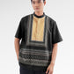Blooming Eid Men Shirt - Black Iris