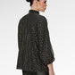 Blooming Eid Polka Dot Blouse - Black Iris