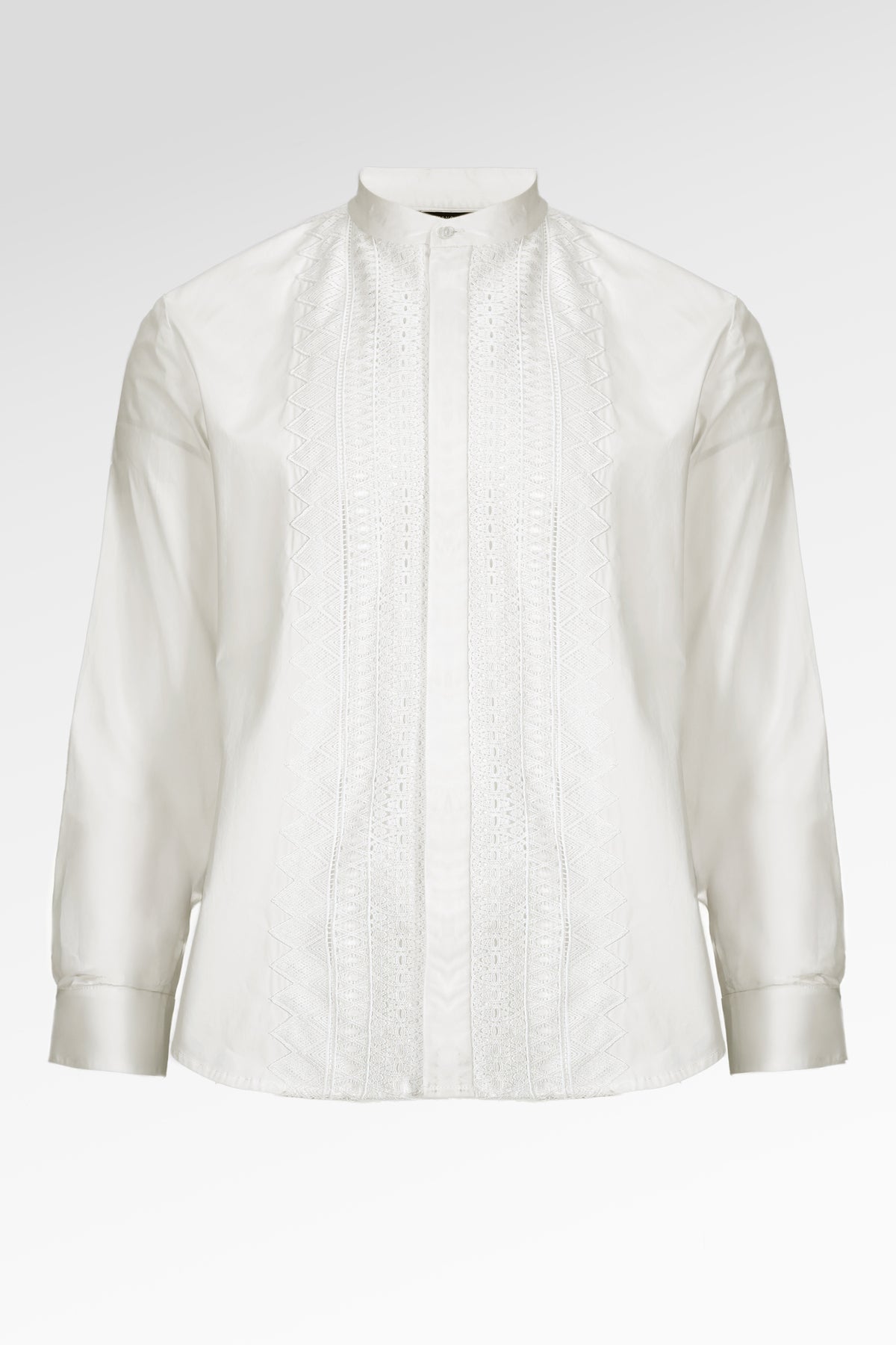 Blooming Eid Poplin Men Shirt - White