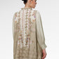 Blooming Eid Satin Tunic - Daisy