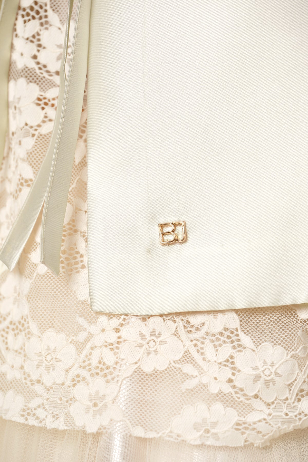 Blooming Eid Set Lace Vest - Daisy