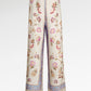 Blooming Eid Cullote Pants - Blue Bell
