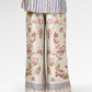 Blooming Eid Cullote Pants - Blue Bell