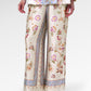Blooming Eid Cullote Pants - Blue Bell