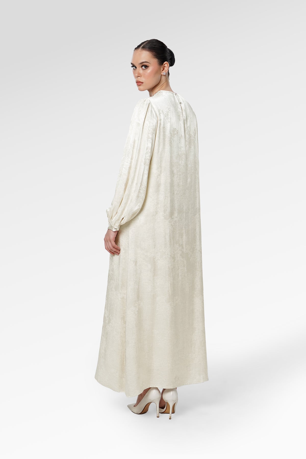 Blooming Eid Embroidery Dress - Daisy