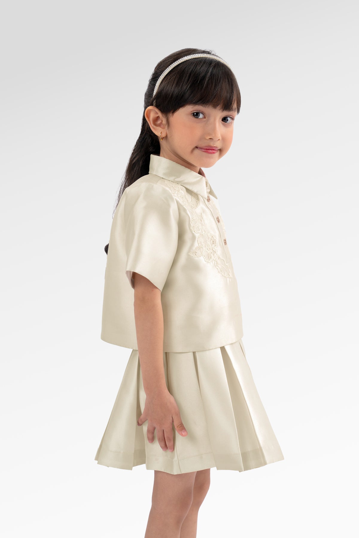 Blooming Eid Kids Set Shirt - Daisy