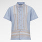Blooming Eid Kids Shirt - Blue Bell