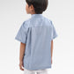 Blooming Eid Kids Shirt - Blue Bell