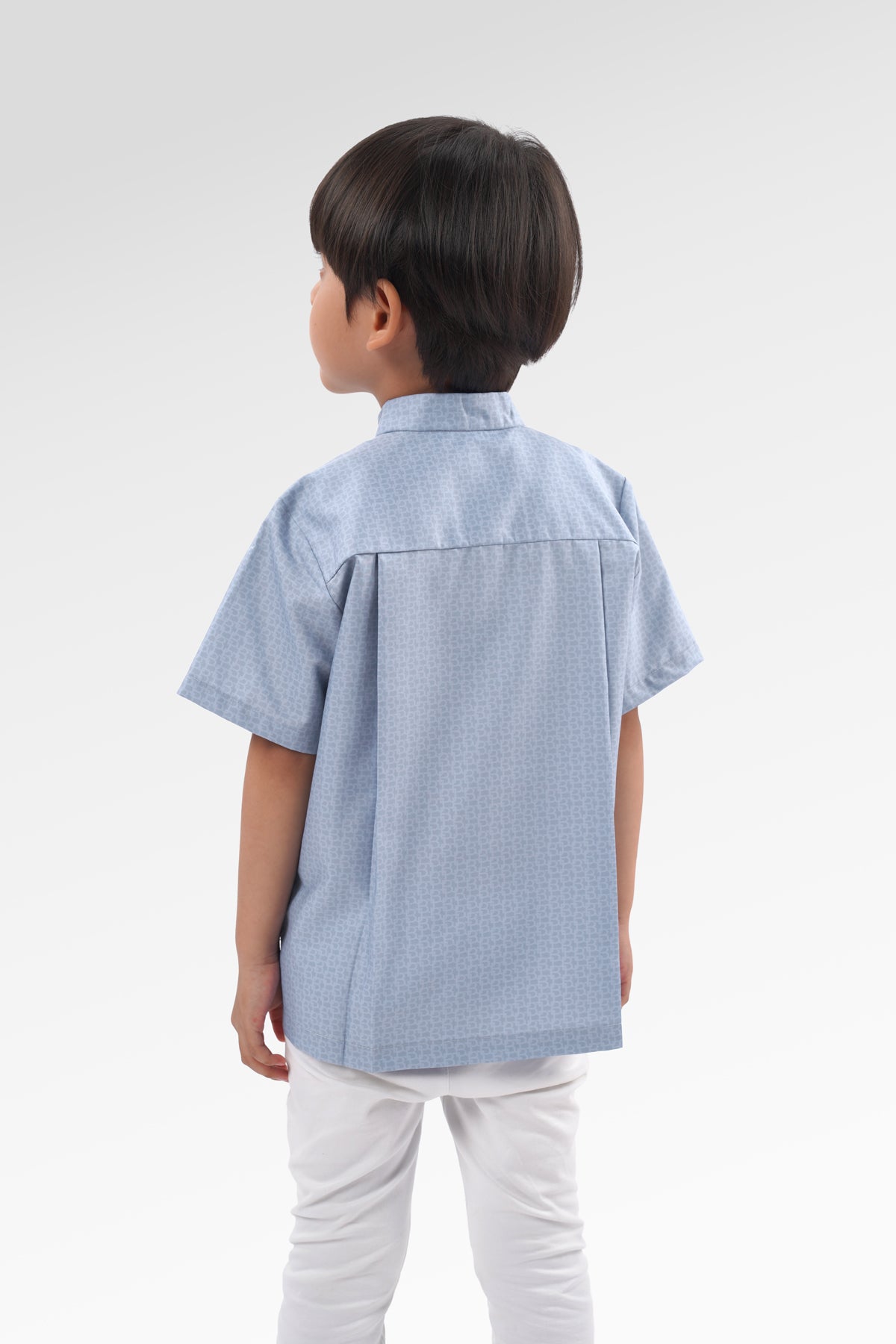 Blooming Eid Kids Shirt - Blue Bell
