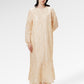Blooming Eid Lace Beaded Dress - Cream