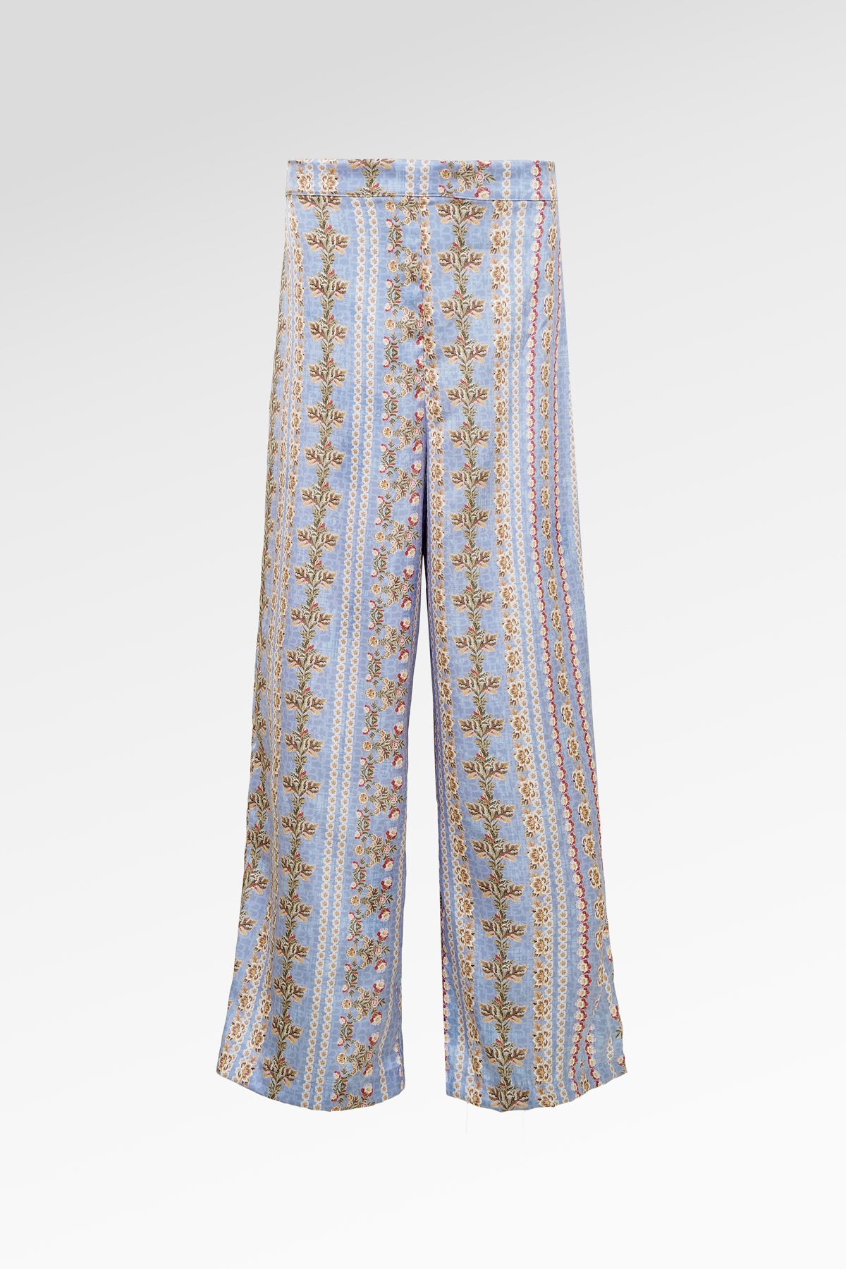 Blooming Eid Pants - Blue Bell