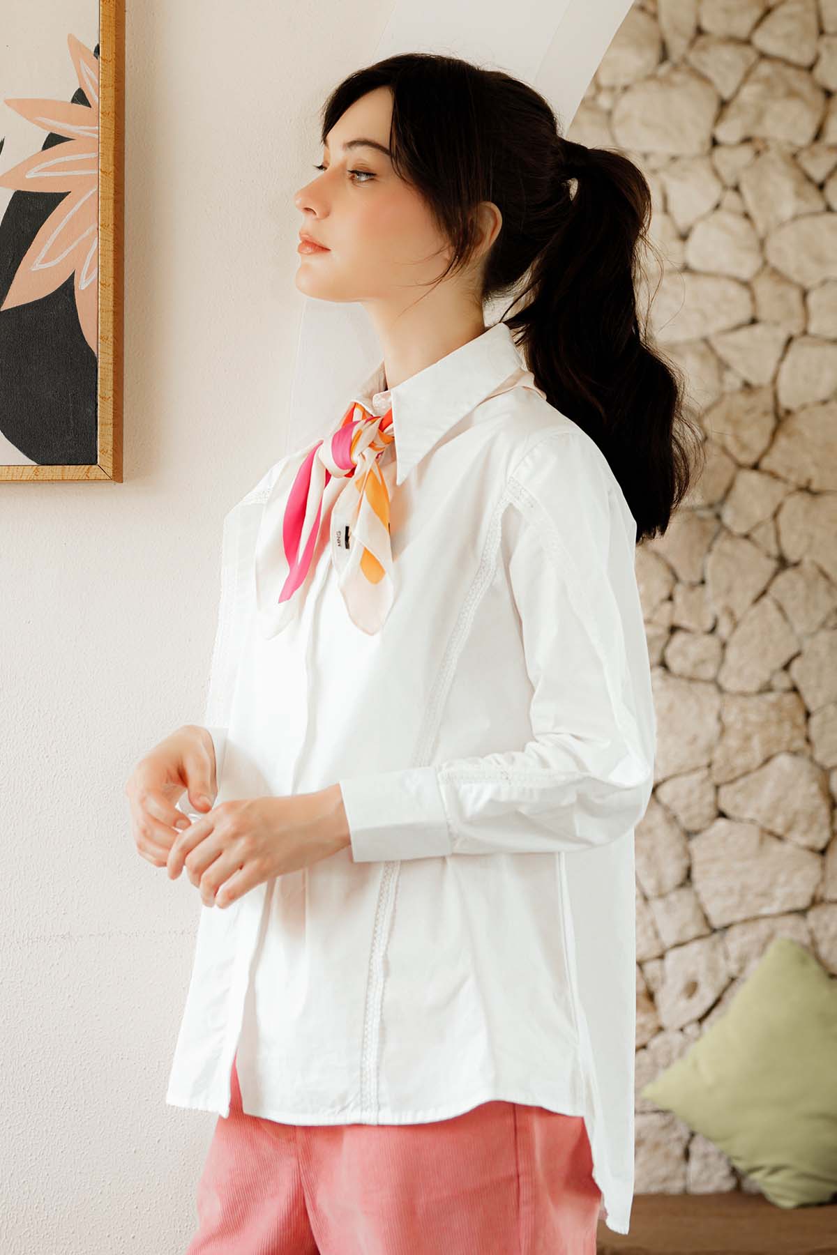 Milea Shirt - White