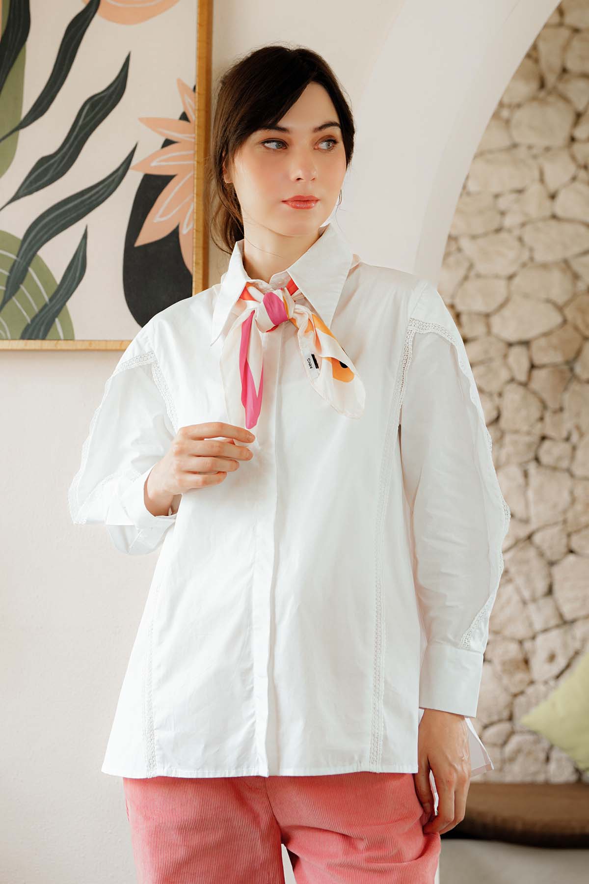 Milea Shirt - White