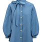 Bailee Puffy Shirt - Blue