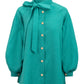 Bailee Puffy Shirt - Teal Green