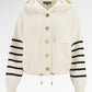 Barbara Hoodie Knit Jacket - Off White