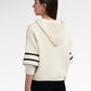 Barbara Hoodie Knit Jacket - Off White