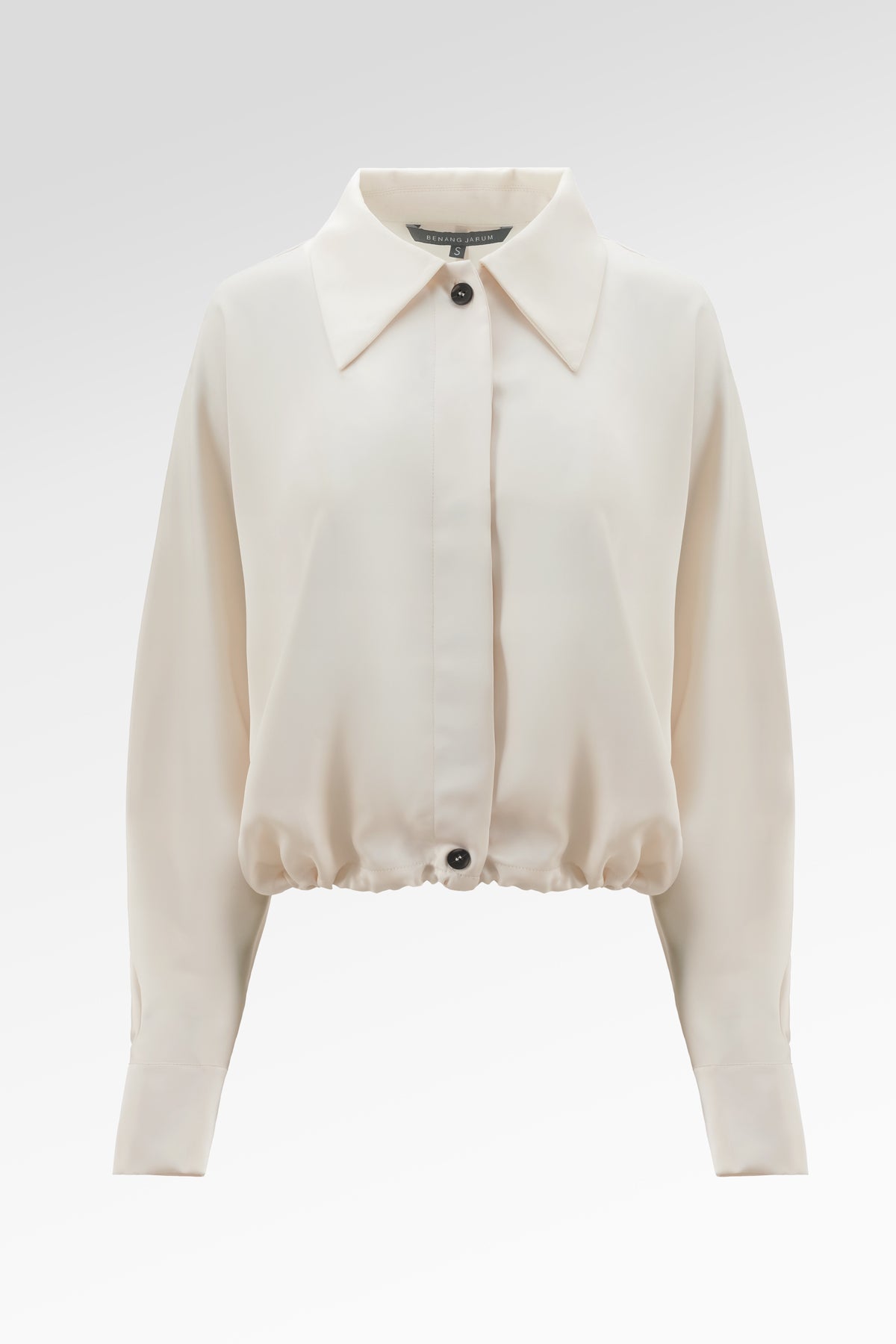 Bella Crop Shirt - Vanilla