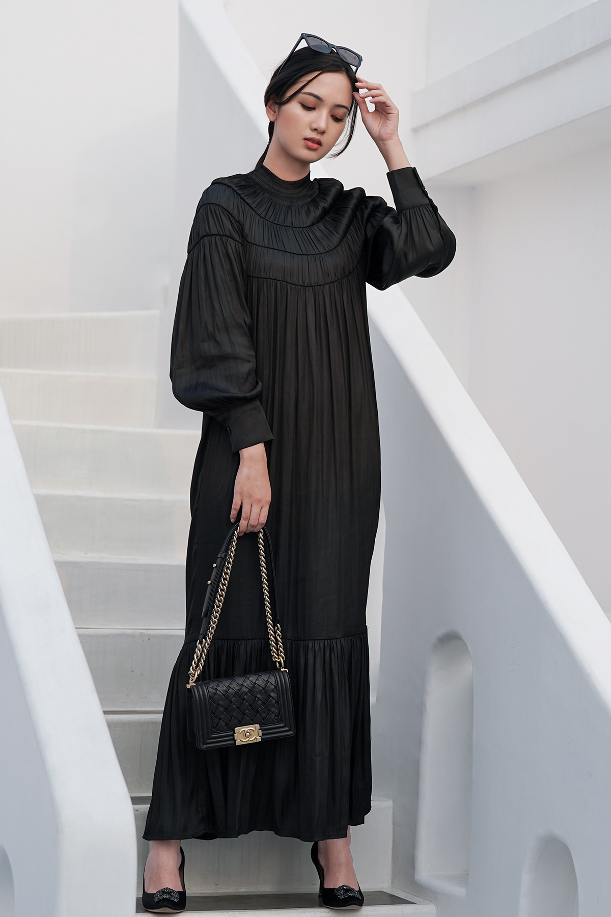 Black Almira Dress