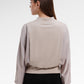 Bianca Crop Blouse - Light Taupe