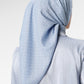 Signature Monogram Scarf - Blue Bell