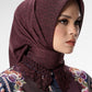 Signature Monogram Scarf - Carnation
