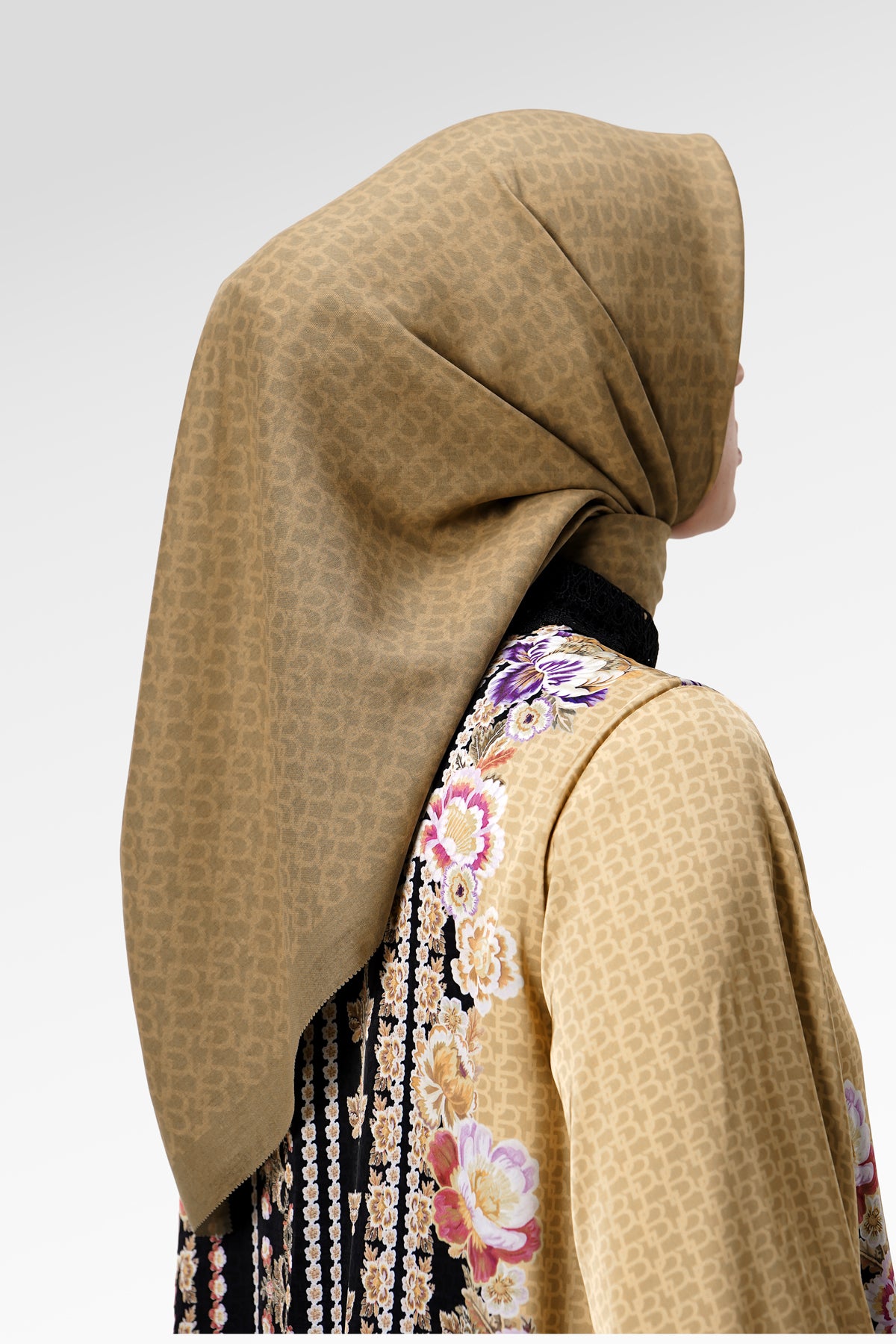 Signature Monogram Scarf - Marigold