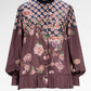 Blooming Eid Pleated Hem Shirt - Carnation