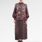 Blooming Eid Pleated Hem Shirt - Carnation