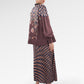 Blooming Eid Pleated Hem Shirt - Carnation
