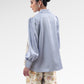 Blooming Eid Basic Shirt - Blue Bell