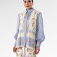 Blooming Eid Basic Shirt - Blue Bell