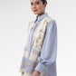 Blooming Eid Basic Shirt - Blue Bell