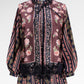 Blooming Eid Layered Shirt - Carnation