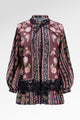Blooming Eid Layered Shirt - Carnation