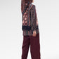 Blooming Eid Layered Shirt - Carnation