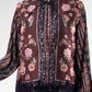 Blooming Eid Layered Shirt - Carnation