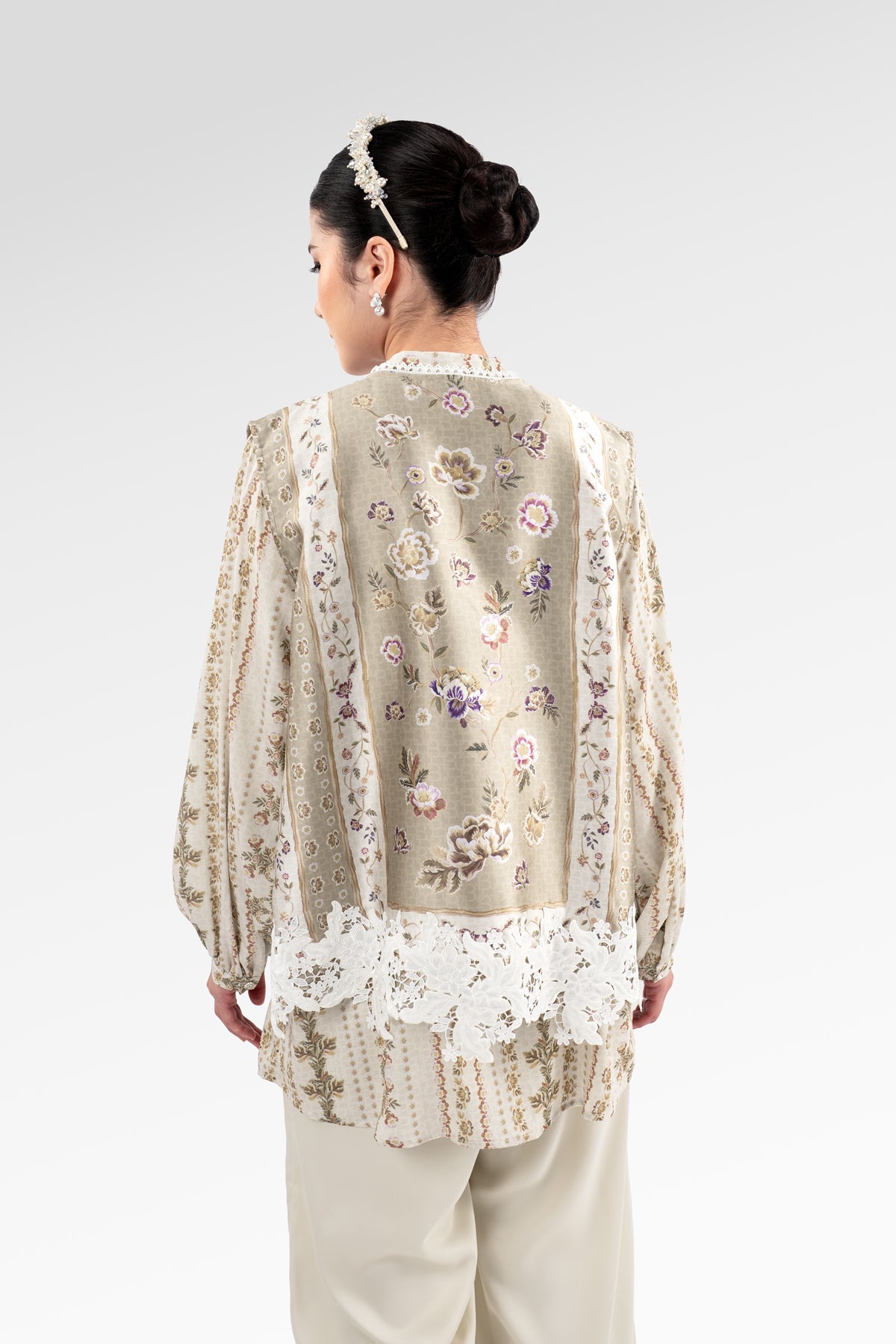 Blooming Eid Layered Shirt - Daisy