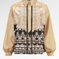Blooming Eid Raglan Shirt - Black Iris