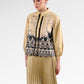 Blooming Eid Raglan Shirt - Black Iris