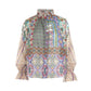 Bohemia Crop Shirt - Multicolor