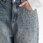 Brianna Denim Pants - Blue