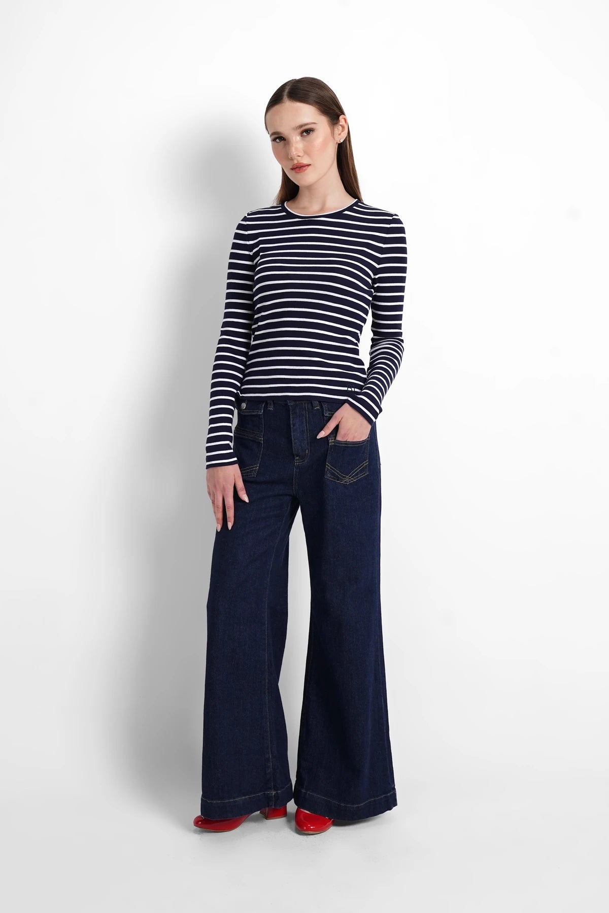 Brooklyn Denim Pants - Navy