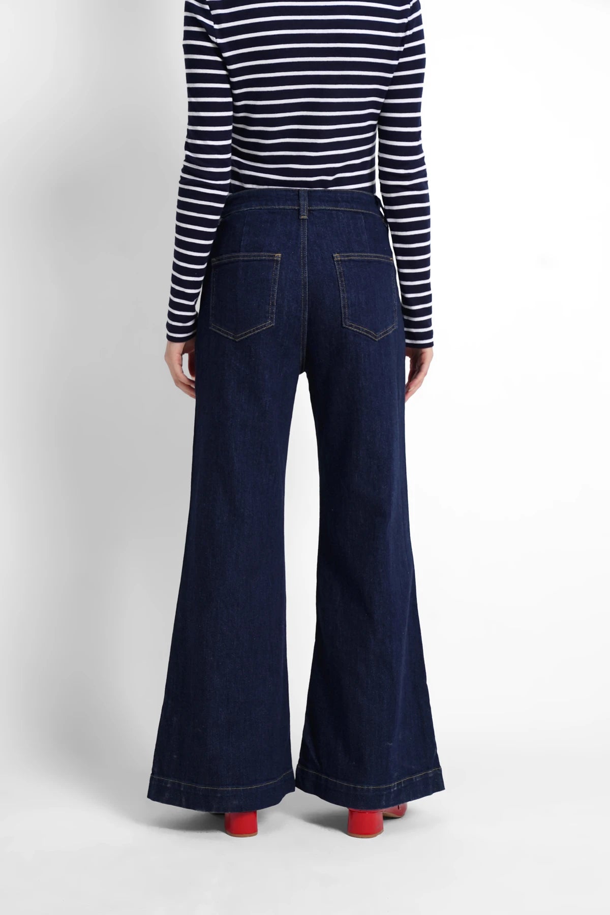 Brooklyn Denim Pants - Navy