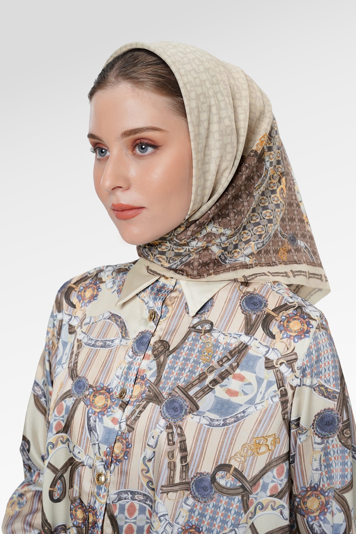 Chainerie Border Shirt - Azurite