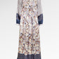 Chainerie Pleated Dress - Azurite